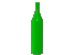 Green Spinning Bottle